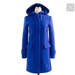 J.Crew Stadium Cloth Duffle Coat size 6 HO2012